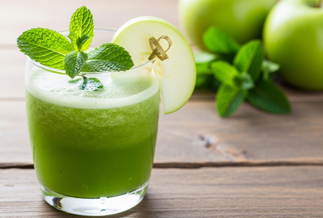 Apple Mint Juice