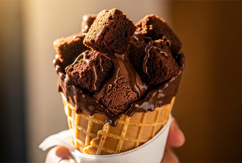 Waffle Brownie
